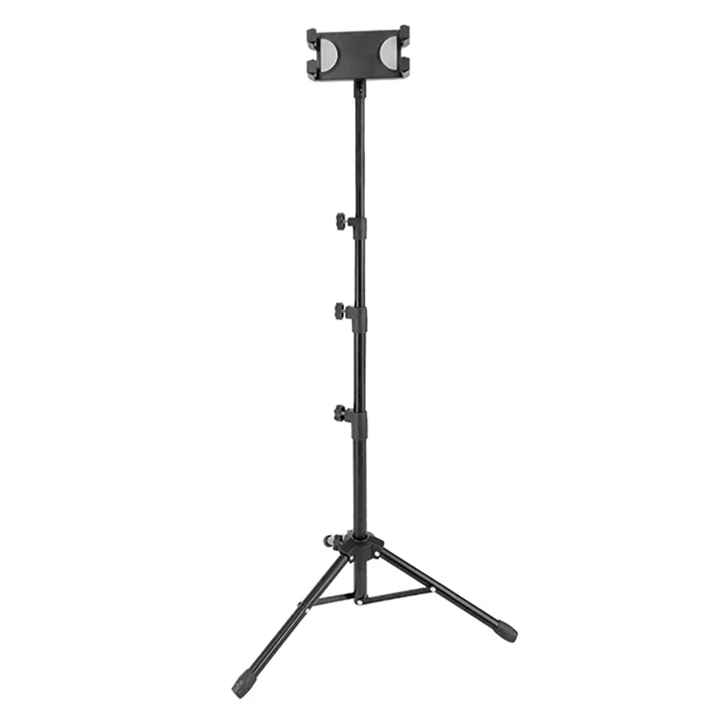 

Floor Tripod 360 Degree Adjustable Telescopic Universal 4.7-12.9 Inch Mobile Phone Tablet Tripod Height 0.55M-1.45M