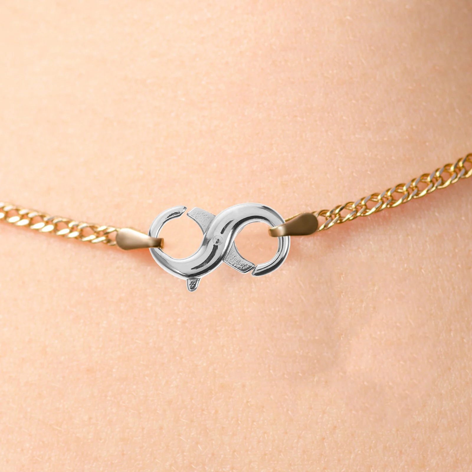 2 Pcs Set Bracelet Accessories Jump Rings Jewelry Making Pendant DIY Accessory Titanium Steel Lobster Clasps Supplies