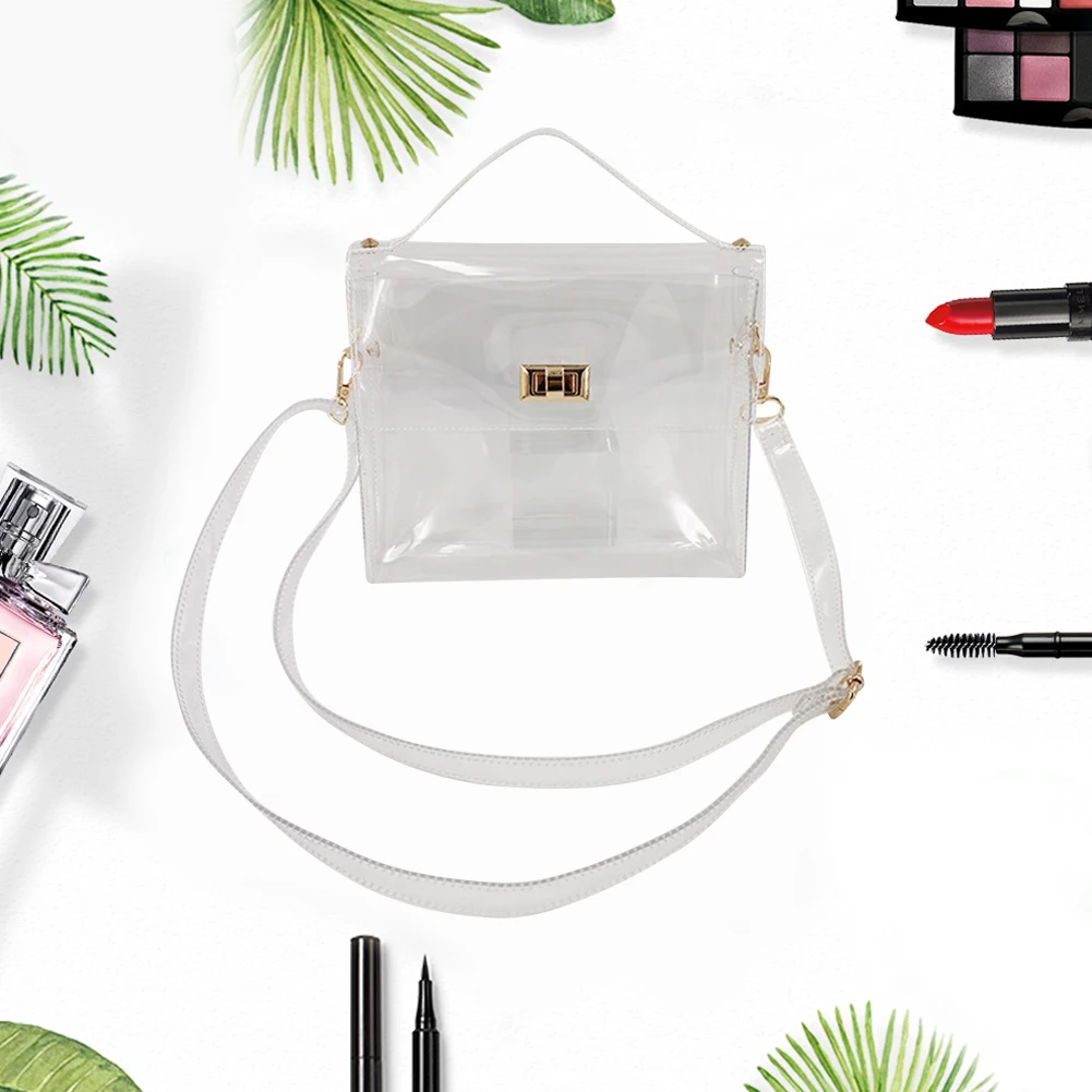 

Stylish Handbags PVC Designer Design Ladies Messenger Square Bag Commuter All-Match Bag for Outdoor Shopping