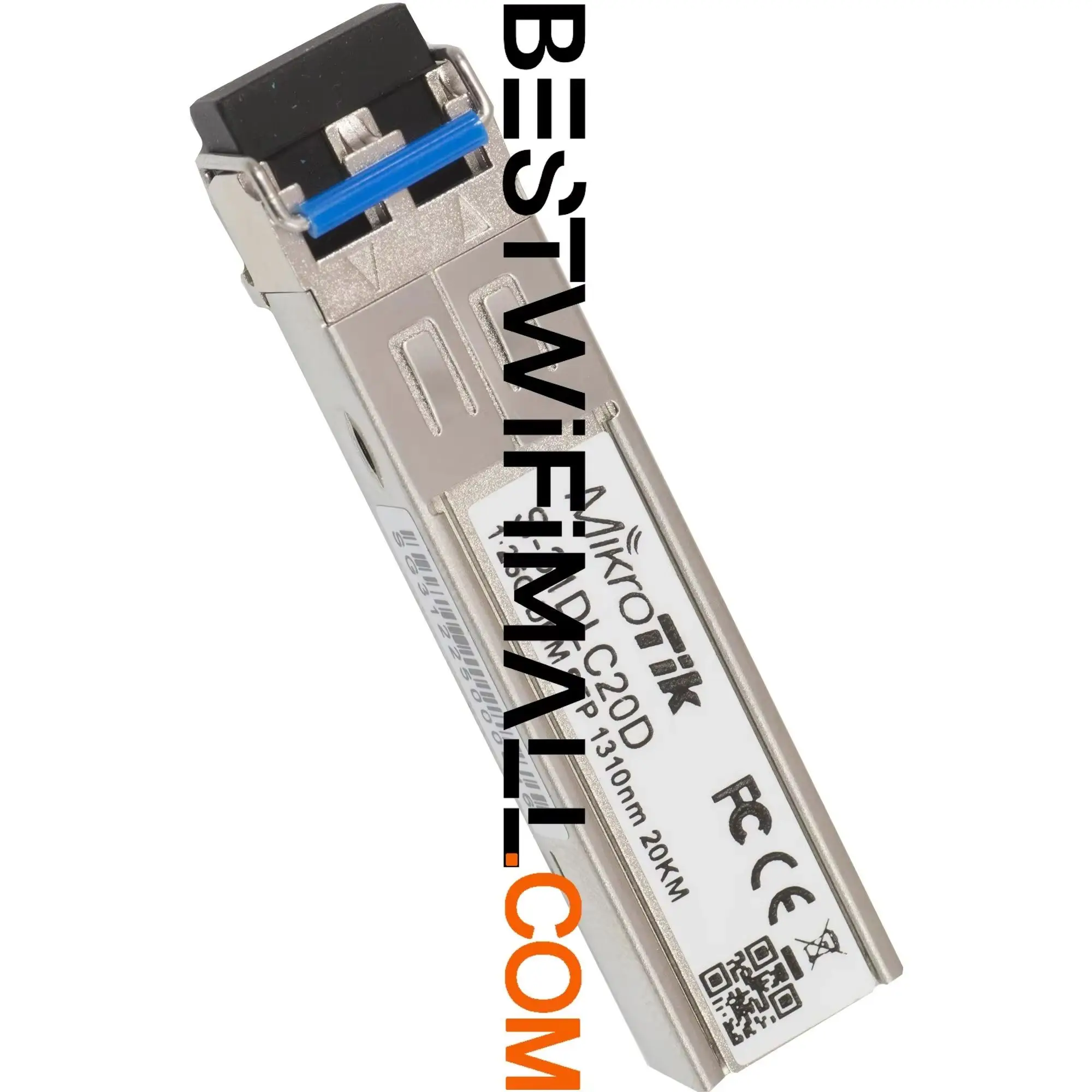 Фото Модуль SFP MikroTik S-31DLC20D, одномодовый, 1.25G, 20 км, 1310 нм, двойной разъем LC, для оптоволоконных соединений, 1 шт. №4