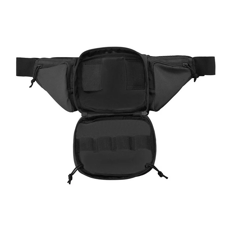 Tactical Waist Bag Gun Holster Military Fanny Pack Sling Shoulder Bag Outdoor Chest Assault Pack Concealed Pistol Carry Holster images - 6