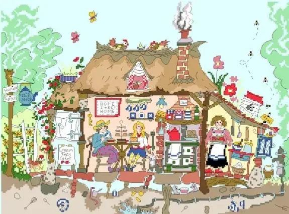 Amishop Высокое качество милый набор для вышивки крестом Bothy Threads домашний сладкий