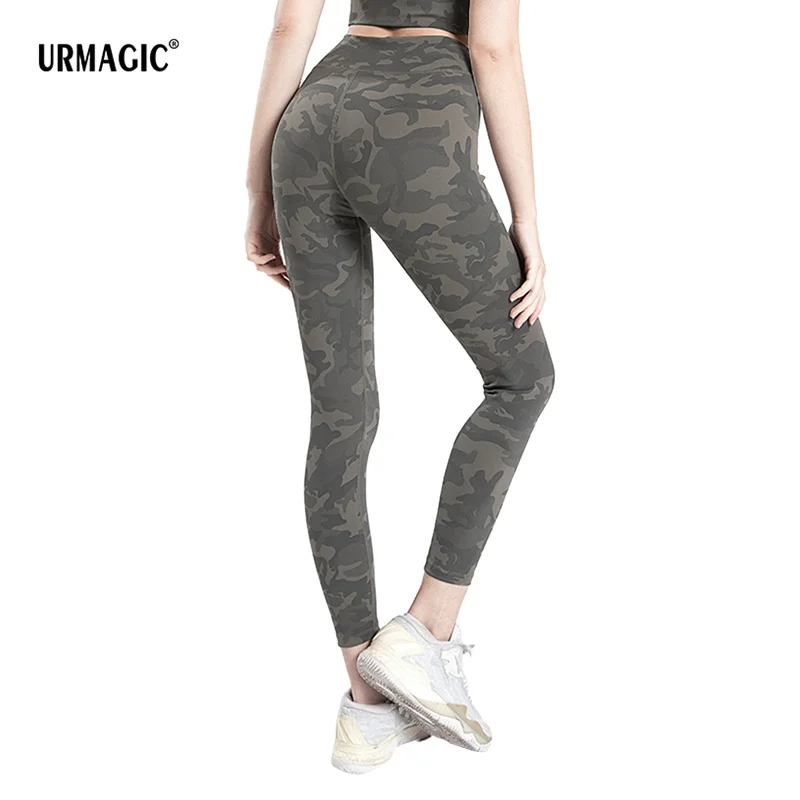 

Women's Yoga Tights Leggings Sportwear Pants Sports Tennis Junny Camouli Camouflage Print High Elastic Body Fitness Clothes