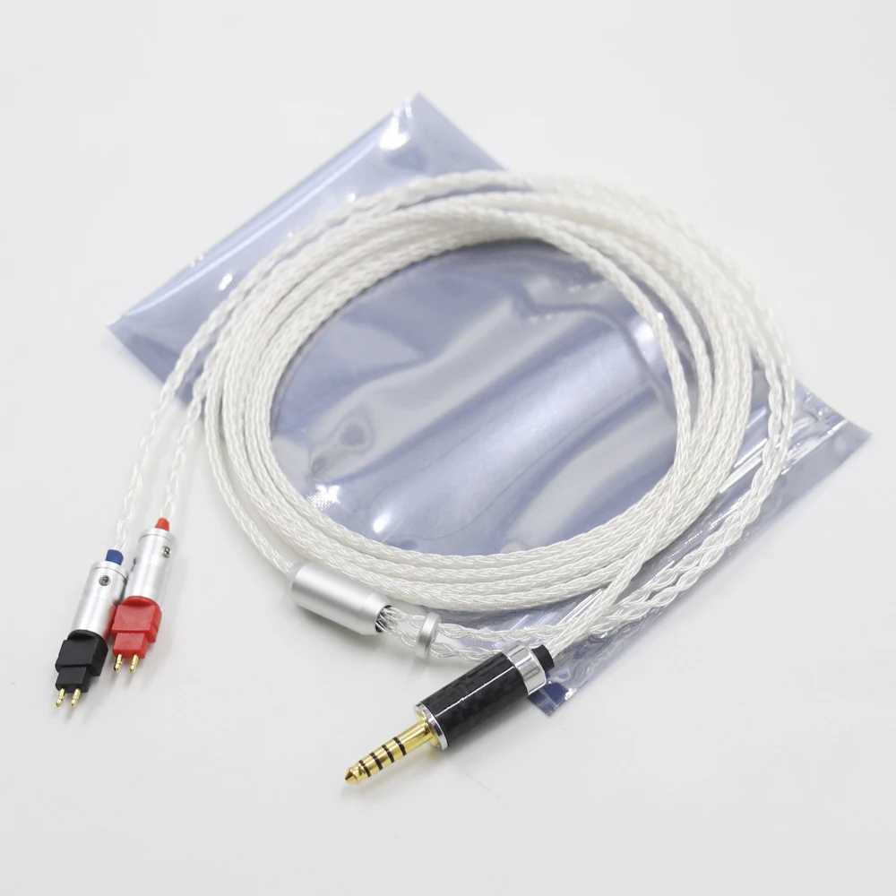 Монокристально-серебристый кабель для наушников SENNHEISER HD580 HD600 HD650 HD660S