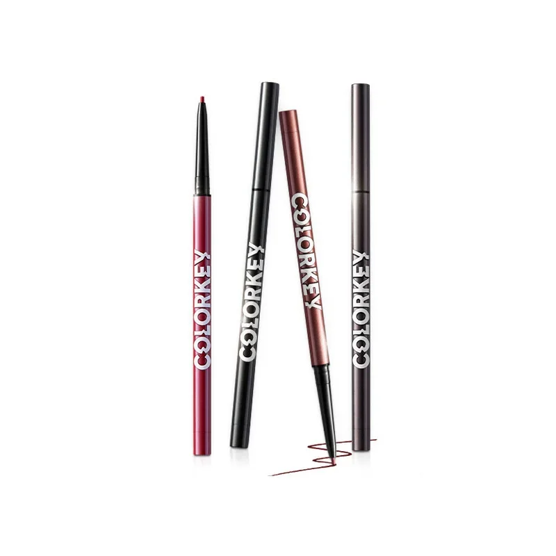 Colorkey Play Макияж Подводка для глаз Гелевая ручка Не легко размазывается Лежащая