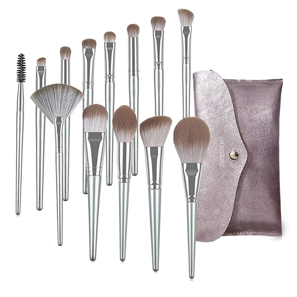 

Professional 14 pcs makeup brushes set for cosmetic foundation powder blush eyeshadow kabuki blending makeup brush beauty tool