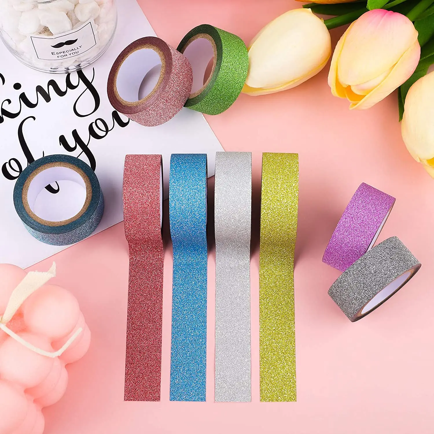 Лента дневного света 10 м декоративные клейкие ленты для скрапбукинга цветная