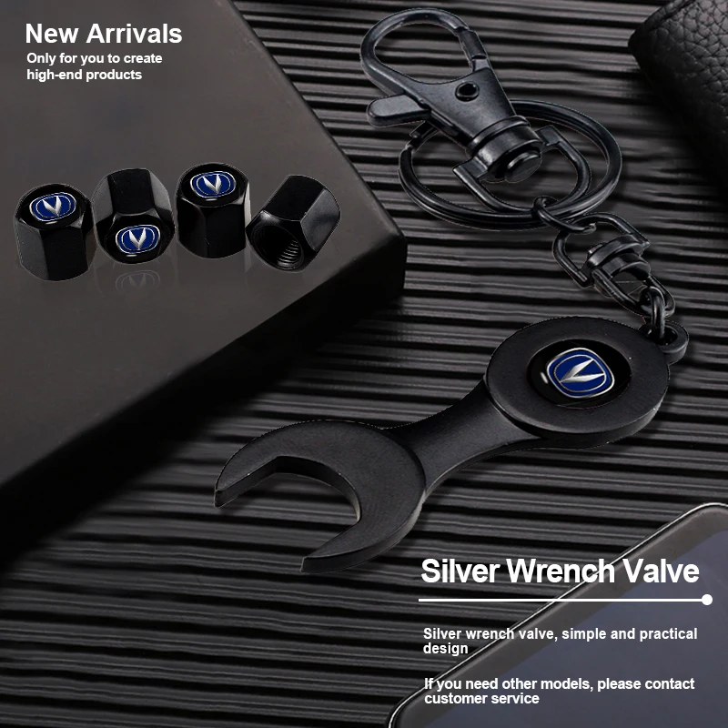 

Car Anti-theft Emblem Wheel Air Valve Caps with Wrench Keychain for Haval Jolion H3 H4 H5 H6 H7 H8 H2S Coupe 2020 H2 Accessories