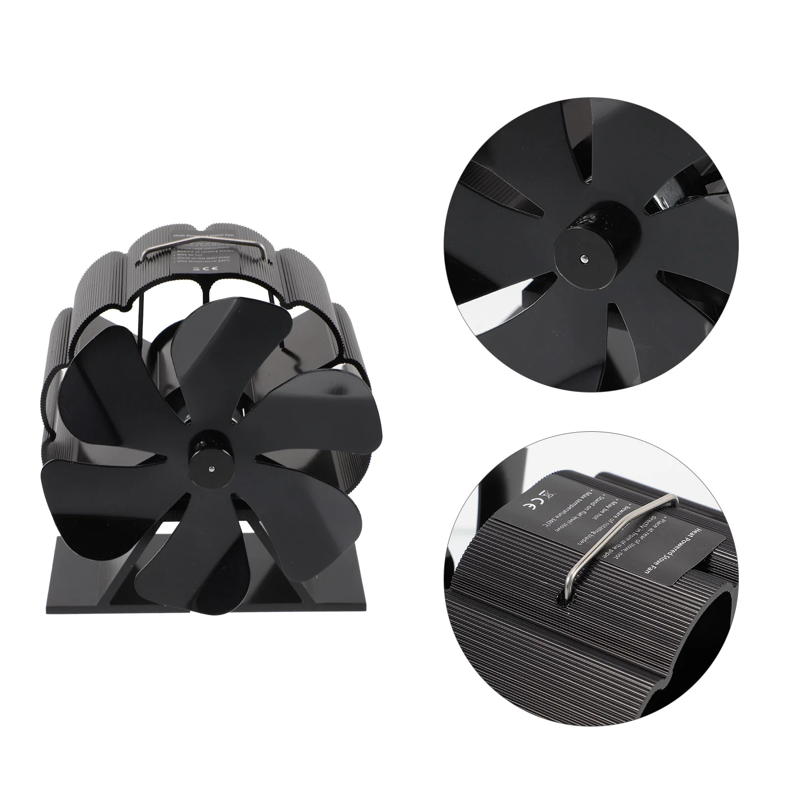 

Fireplace Fan Stove Fans Non Electric Plastic Radiator Wood Burning Quiet Flue Cooling