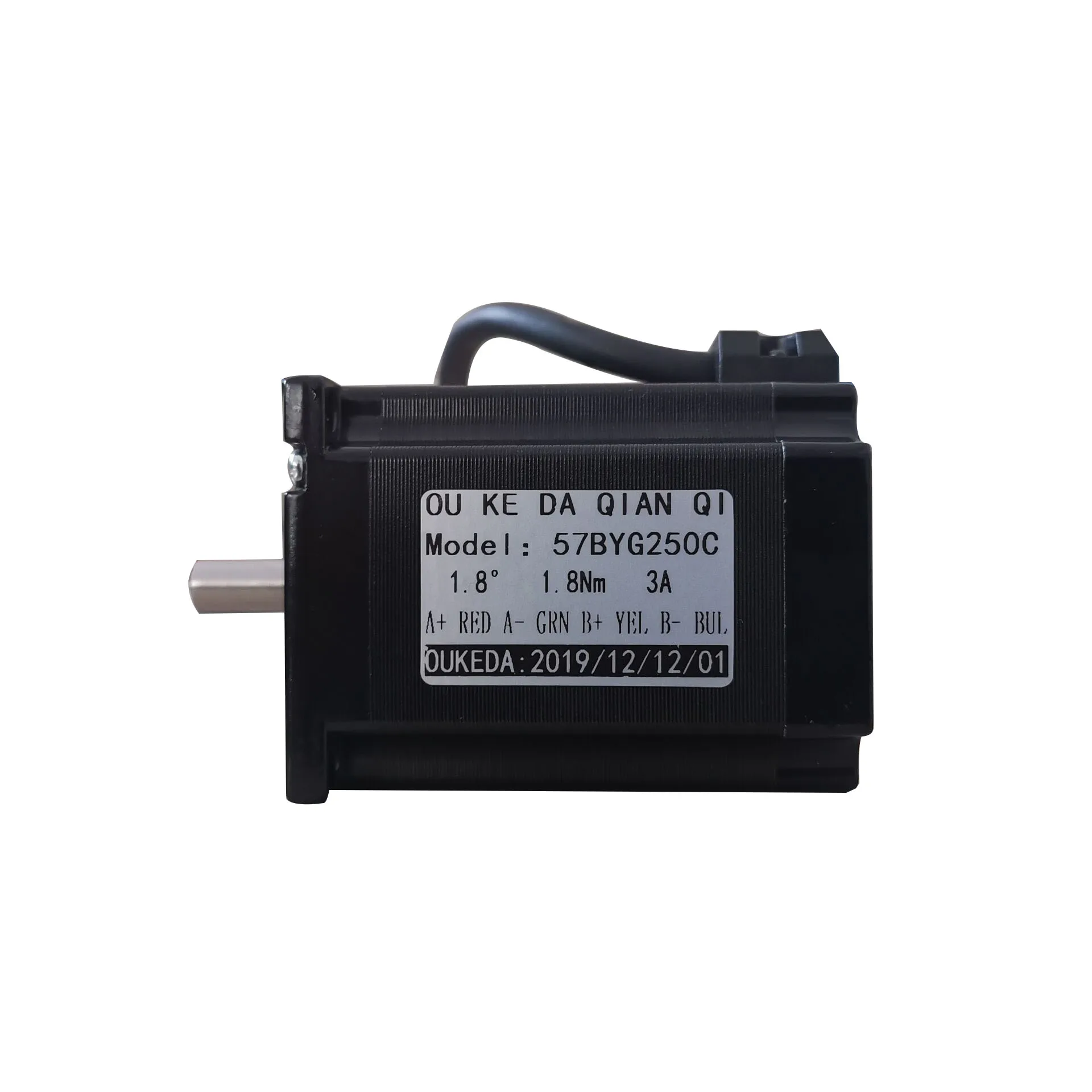 Шаговый двигатель 57 57BYG250C диаметр вала 8 мм 1 нм двухфазный четырехпроводной