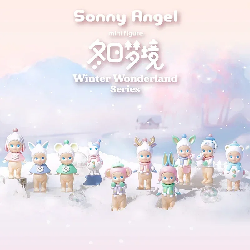 

Genuine Sonny Angel Blind Box Winter Wonderland Series Mysterious Surprise Box Figure Anime Model Guess Bag Dolls Xmas Gift Toy