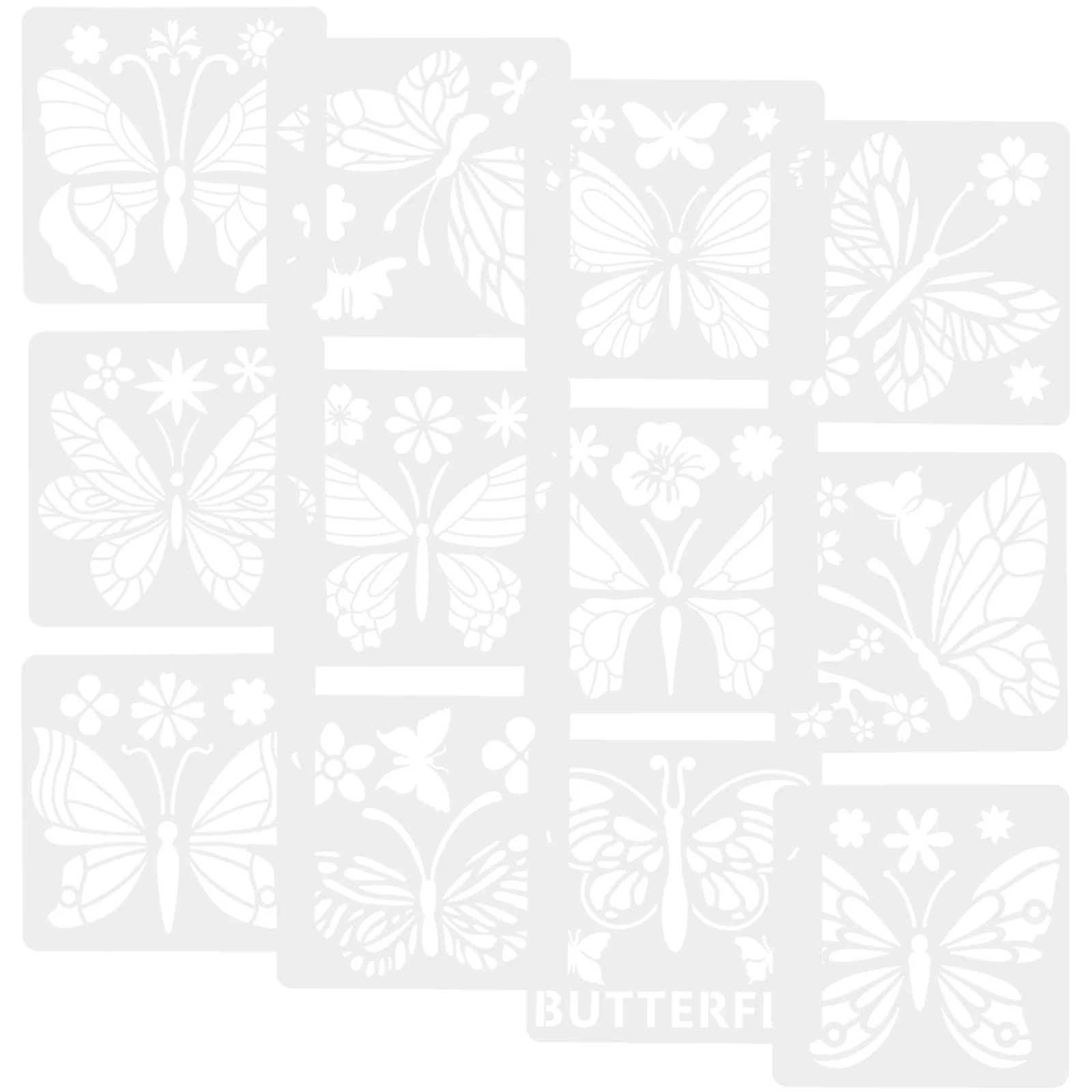 

Stencils Painting Diy Template Pattern Butterflies Stencil Hollow Drawing Kids Scrapbookingwood Templates Animal Toolsupplies