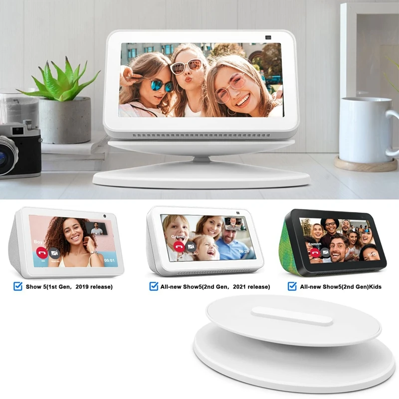 Подставка для Echo Show 5 регулируемая подставка динамика магнитный держатель