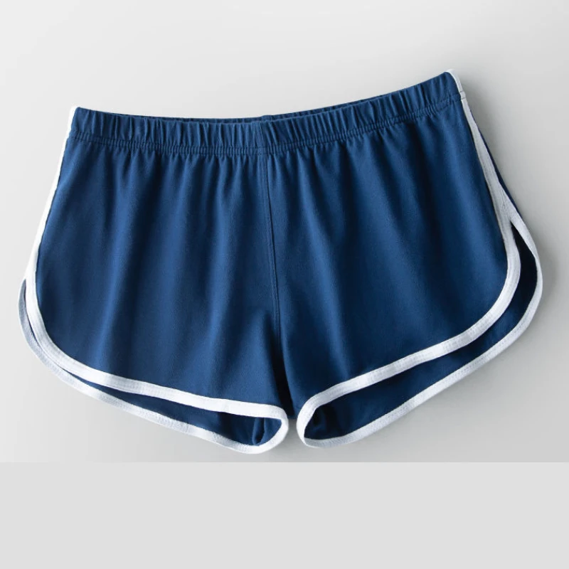 Man Sexy Open Crotch Underwear Thin Gay Outdoor Sex Panties Summer Soft Sport Crotchless Shorts Hidden Zipper Hollow Hole Boxers