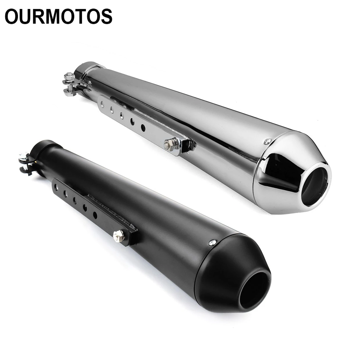 

Ourmoto Cafe Racer выхлопной глушитель мотоцикла труба модифицированный хвост для CG125 GN125 Cb400ss Sr400 EN125 XL883 1200 Универсальный