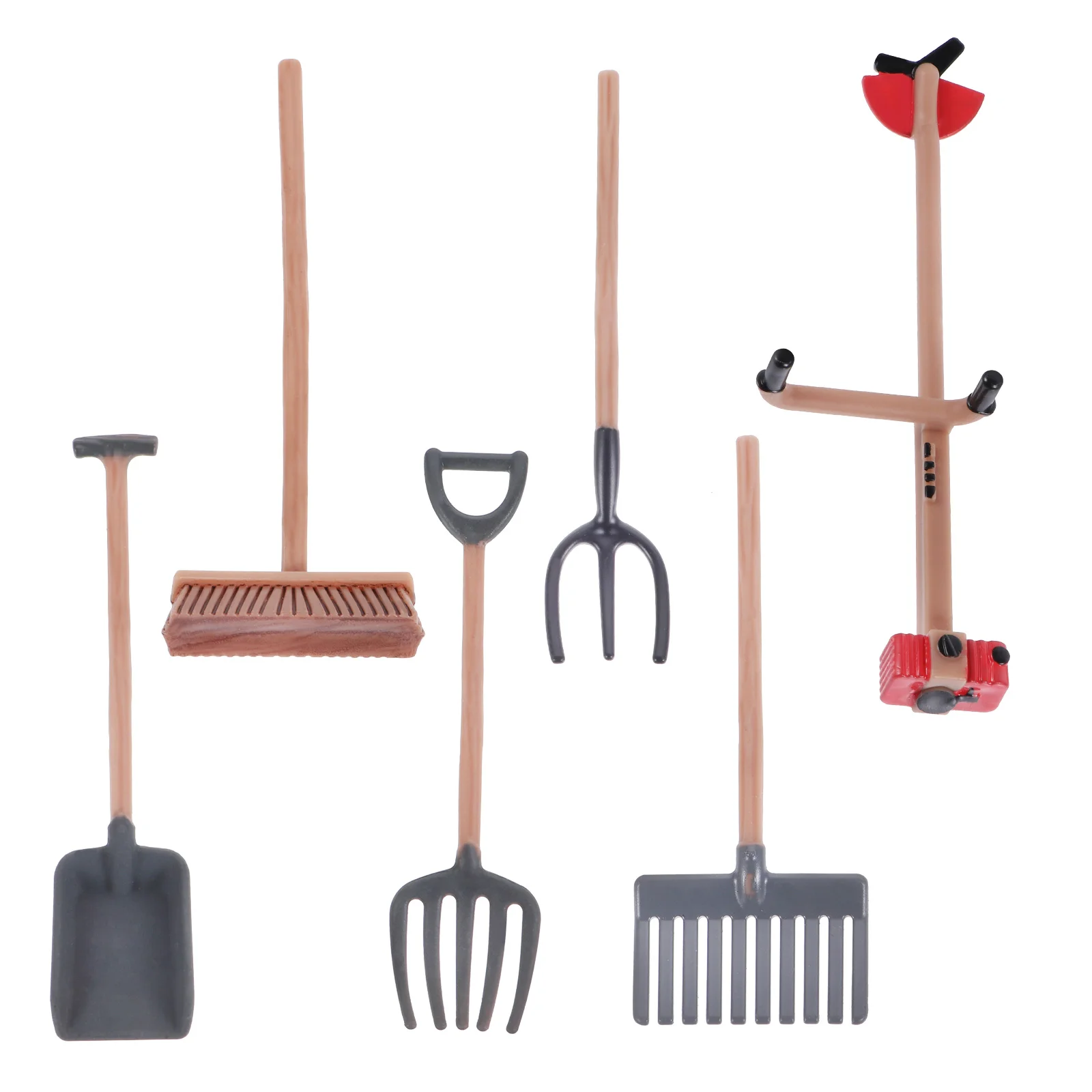 

Garden Tool Sand Tools Farm Decor Landscape Kit Zen Miniature Model Mini Rake Ornament Kids Mininature Table Accessories