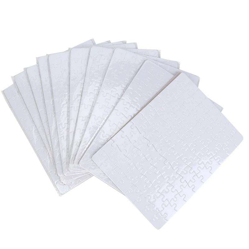 

Sublimation Blank Puzzle 10Pcs/Lot DIY Craft A5 Jigsaw Puzzle For Sublimation Ink Transfer