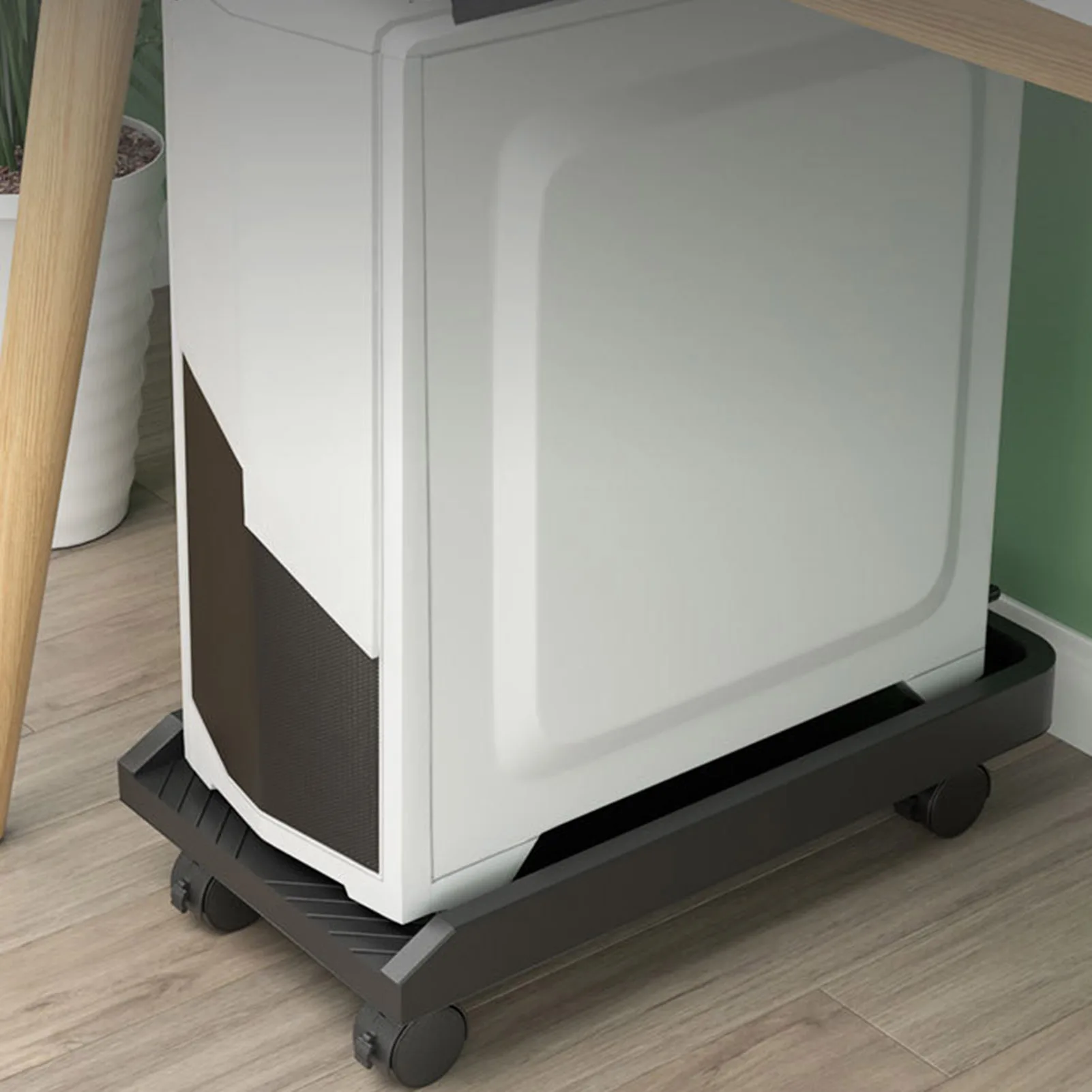 Подставка для компьютерной башни напольная мобильного ПК с 4 вращающимися