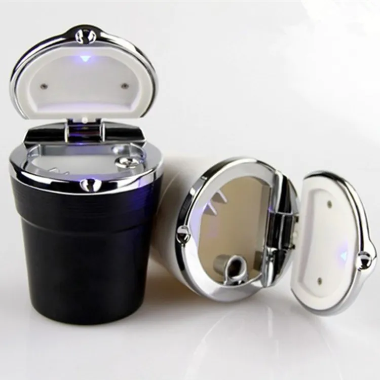 

Vehicle mounted ashtray with LED lamp vehicle ashtray