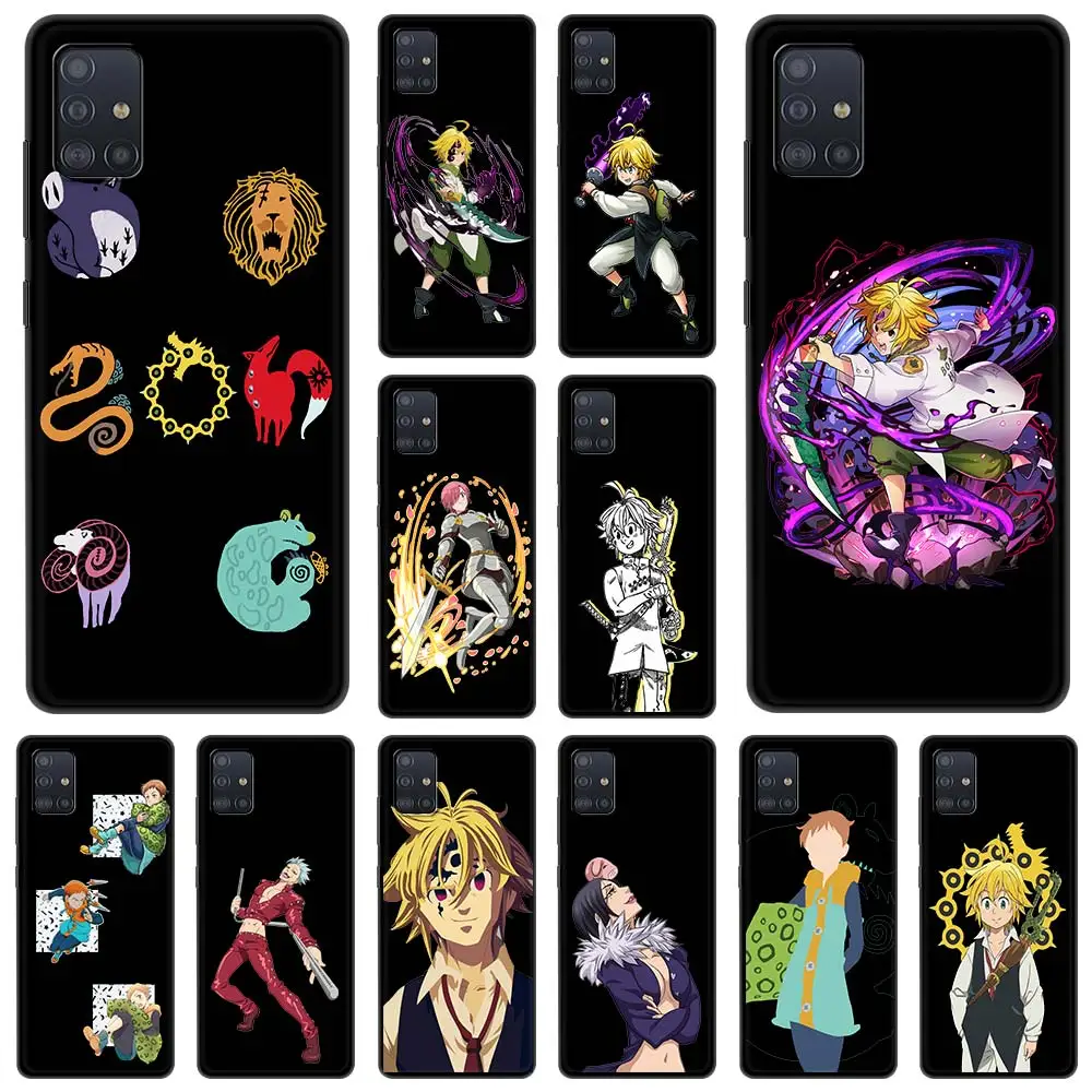

The Seven Deadly Sins Anime Phone Case For Samsung Galaxy A51 A71 A21S A12 A11 A31 A41 A72 A01 A03s A52 A32 A22 A13 5G Cover