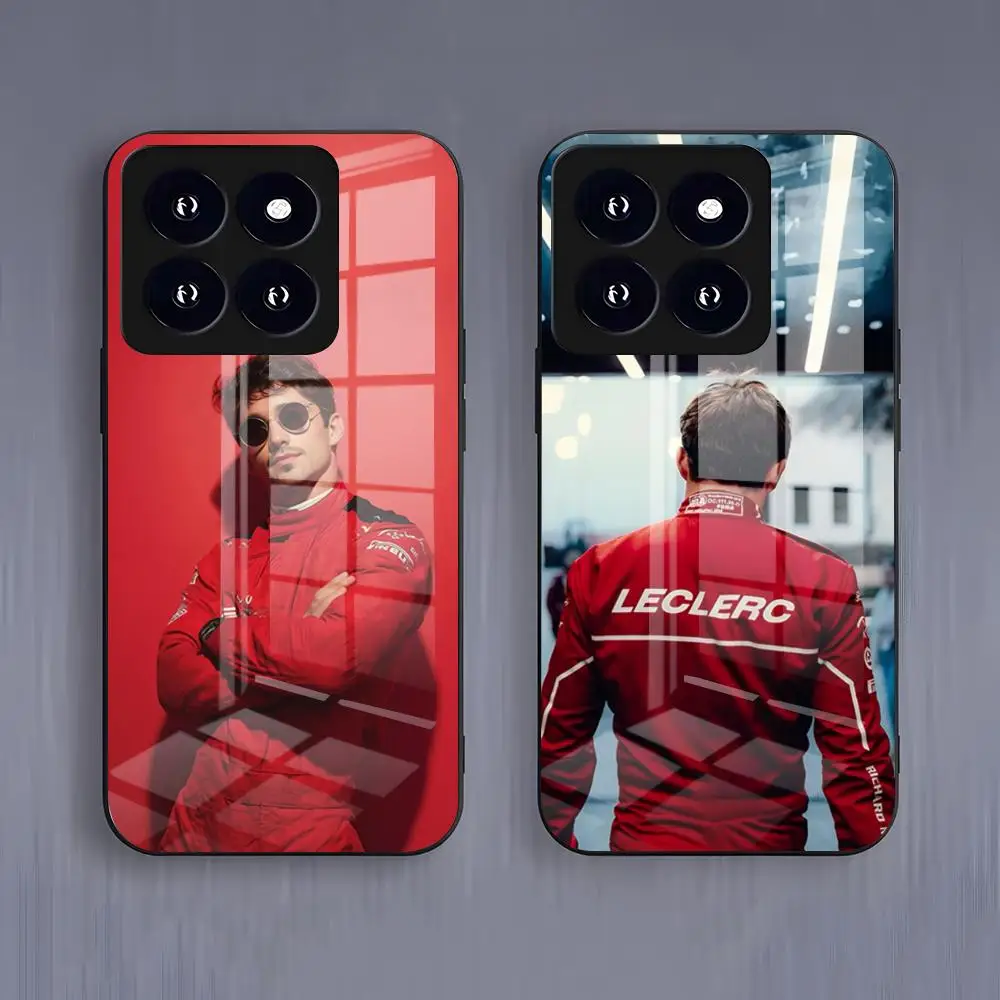 Фото Чехол для телефона Racing Driver C-Charles Leclerc для Xiaomi 17 15 14 13 12 S X Pro Lite Mi 11 Ultra T, черный, стеклянный №1