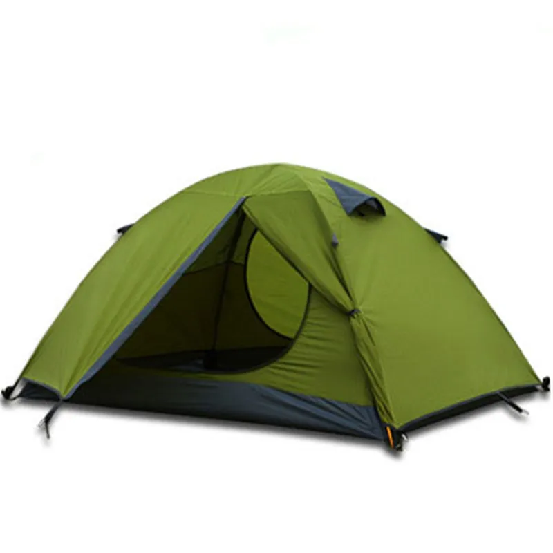 

Туристическая двухслойная палатка, алюминиевые палатки на 3 человек, водонепроницаемая, ветрозащитная, портативная, для кемпинга и пляжа