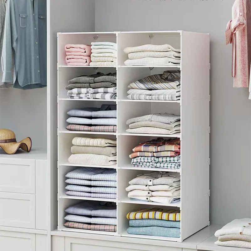 Креативный шкаф для хранения в сборе минималистичный одежды и разных предметов