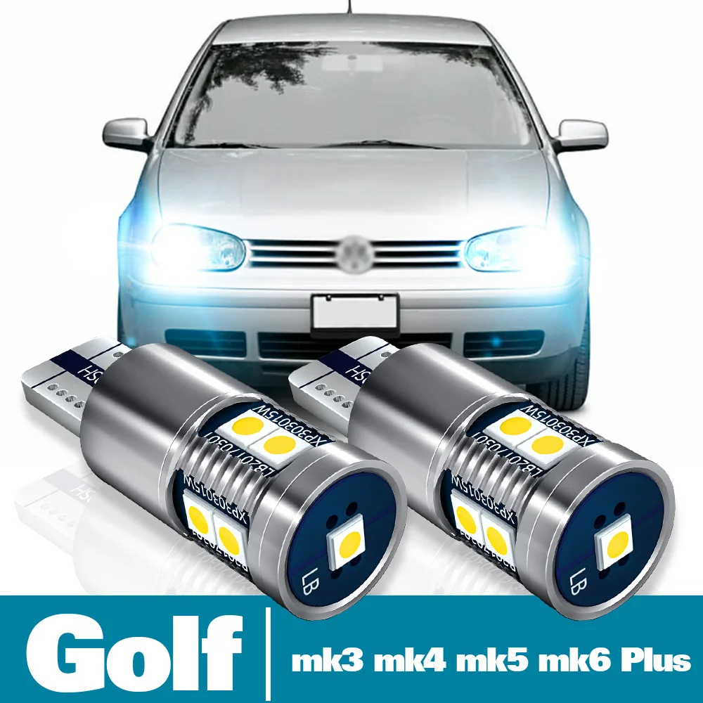 2pcs LED Parking Light For VW Volkswagen Golf mk3 mk4 mk5 Plus mk6 Accessories 1997-2016 2009 2010 2011 2012 2013 2014 2015