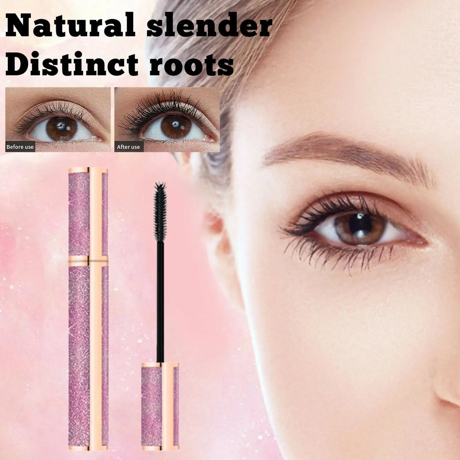 

Lengthening Eyelash Silk Fiber 4D Mascara Volume Extension Fast Dry WaterProof Fantasy Mascara Beauty Eye Cosmetics Makeup Women