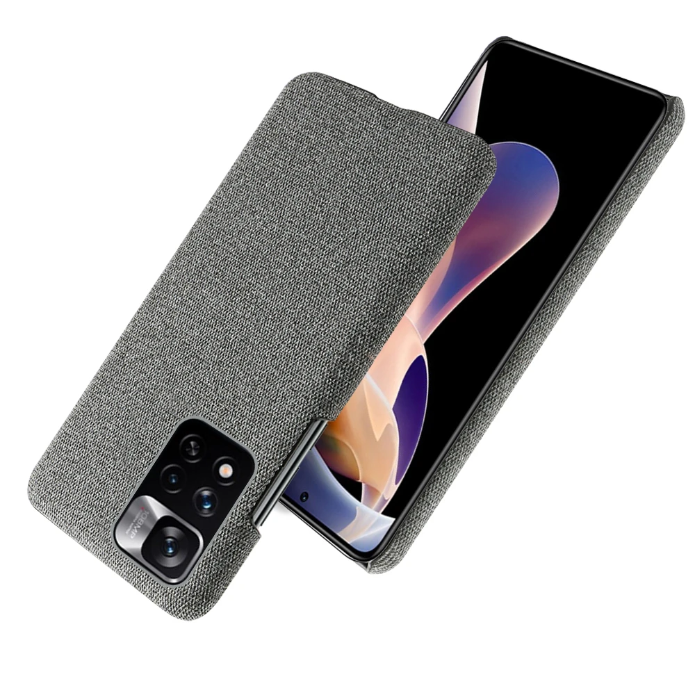 

Xiaomi Redmi Note 11 Pro Case Luxury Fabric Antiskid Cover For Xiomi Redmi Note11 Pro Funda Cloth Capa For Redmi Note 11Pro Case