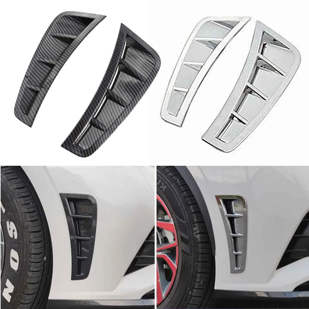 2 шт. для Hyundai Sonata 2020-2021 ABS переднее крыло боковая крышка воздуховыпускного