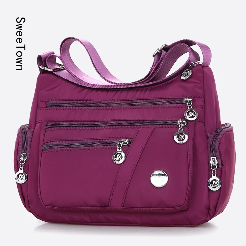 

2022 Casual Women Shoulder Messenger Bag Oxford Waterproof Zipper Handbags Package Female Large Capacity Travel Crossbody Bag