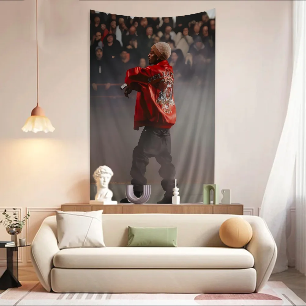 Music Star Playboi Carti Cartoon Tapestry Wall Hanging Decoration Household Home Decor