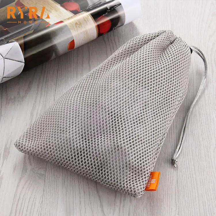 Сетчатая Сумка на шнурке для гольфа черный нейлоновый Органайзер путешествий