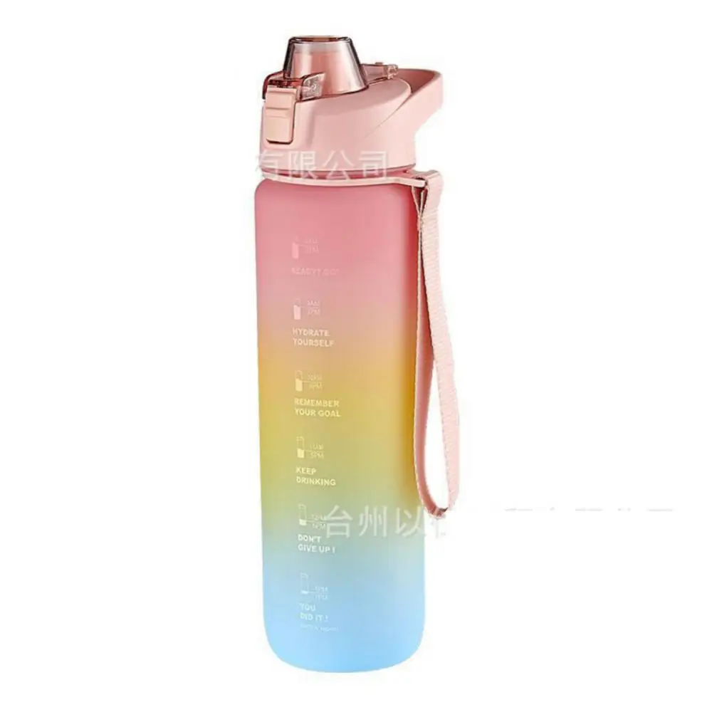 Бутылка для воды большой вместимости 1 л милая бутылка улицы взрослых студентов