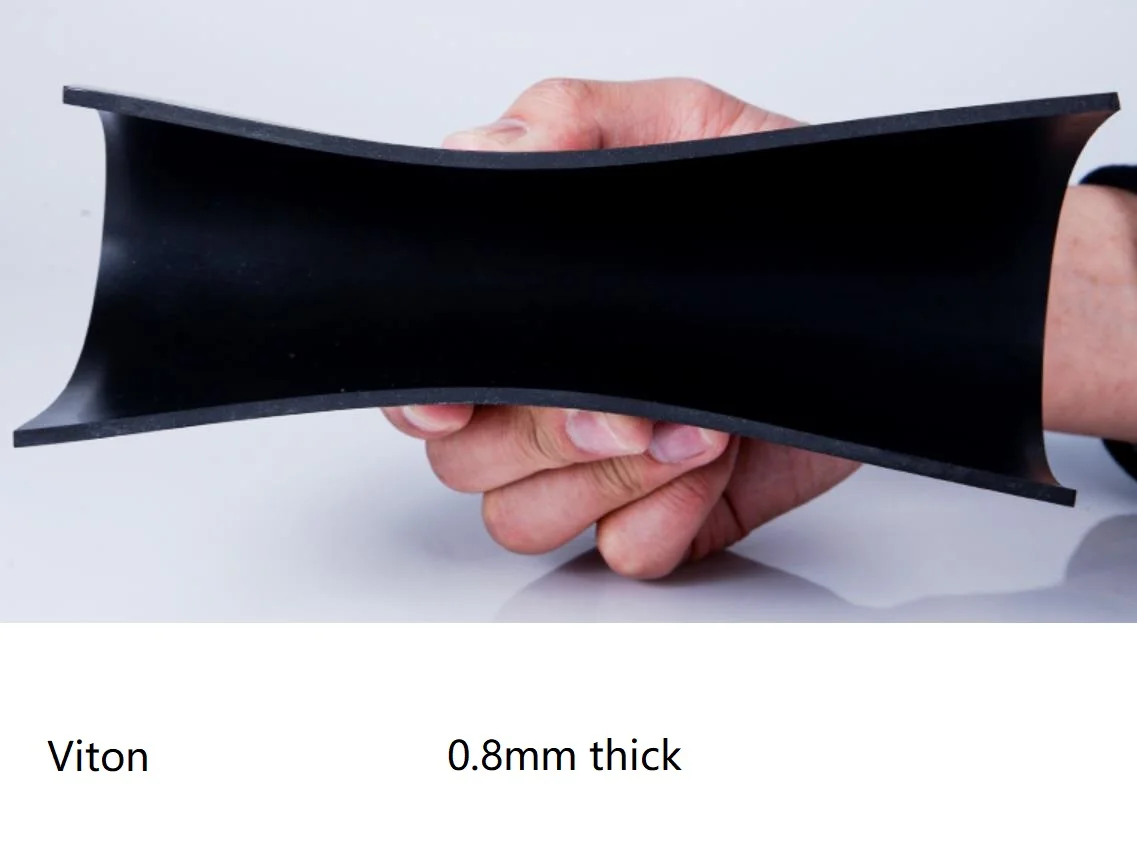 Маслостойкая пластина FKM 0 8 мм жаростойкая из витона плита FPM кислотощелочная