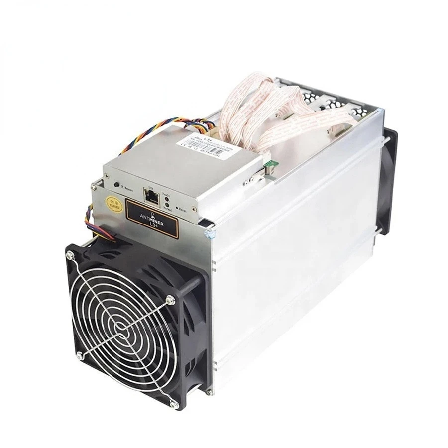 

L3++ 504Mh/S 580M 600Mh Scrypt Algorithm Plus Used Mining Asic Hashboard Litecoin Miner Bitmain Antminer L3+ With Power Supply
