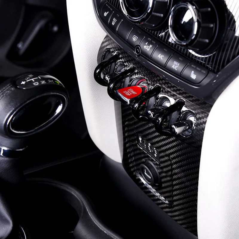 Наклейка на панель автомобильного прикуривателя из углеродного волокна