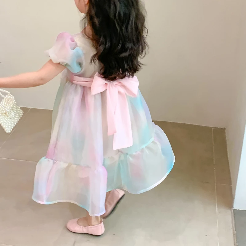 

Детское платье из органзы, на Возраст 3-8 лет