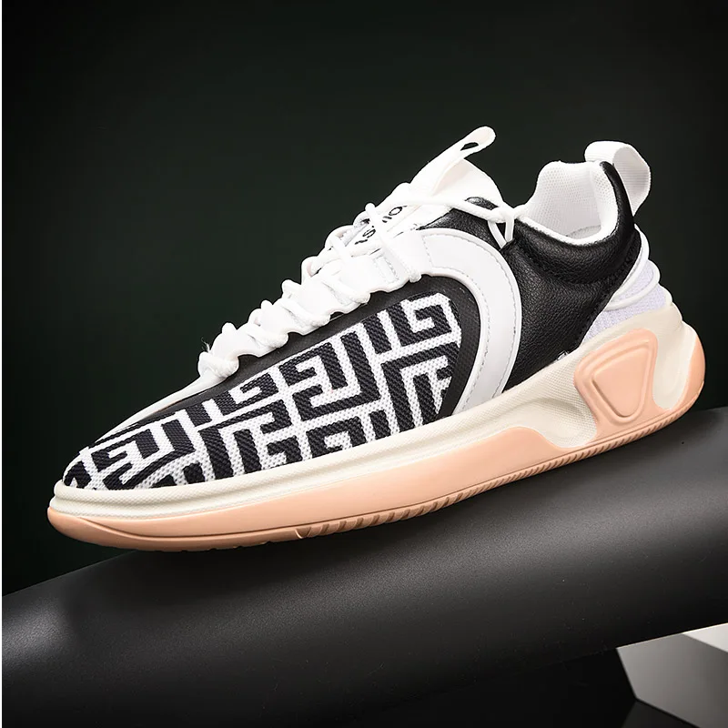 Brand Men's Breathable Basketball Shoes Non-Slip Sports Shoes Comfortable Gym Training Athletic Shoes Trendy Boys Tennis Shoes