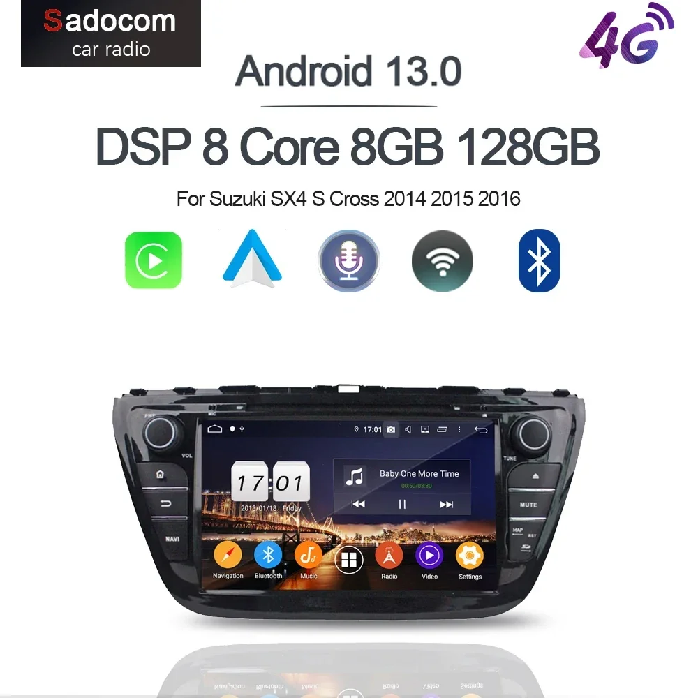 DSP 720P 2 din Android 13 0 8 ядер ГБ ОЗУ 256 Гб ПЗУ автомобильный DVD-плеер мультимедийная