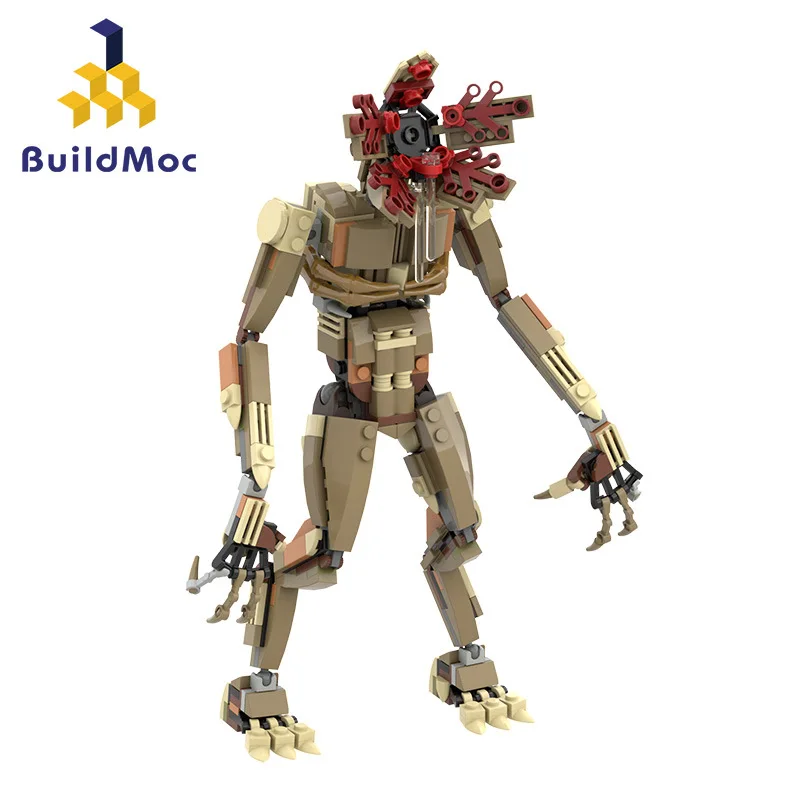 

350 Pcs Buildmoc Movie Figures Stranger Thingsed Demon Demogorgon Robot Model Building Block Bricks Toy For Children's Gifts
