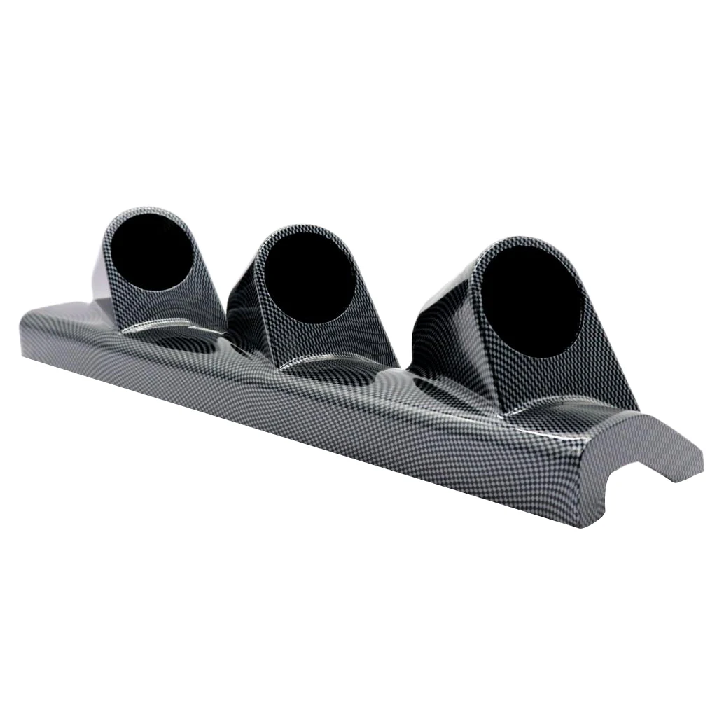 

Right 52mm Auto Car A Pillar Pod Triple Gauge Holder Mount Pod Carbon Fiber