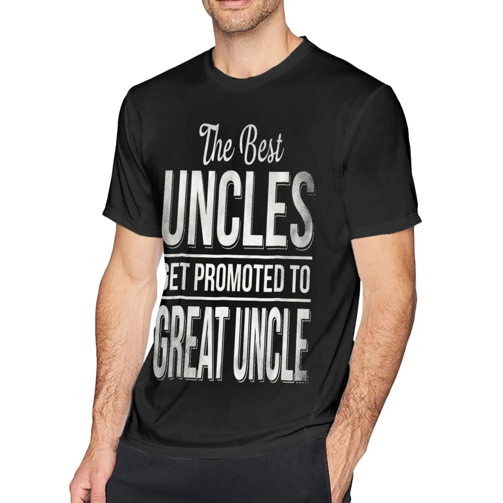 

Футболка с надписью «The Only Best Uncle» для мужчин, мужские футболки, мужская одежда, аниме футболка, Мужская одежда, женская футболка