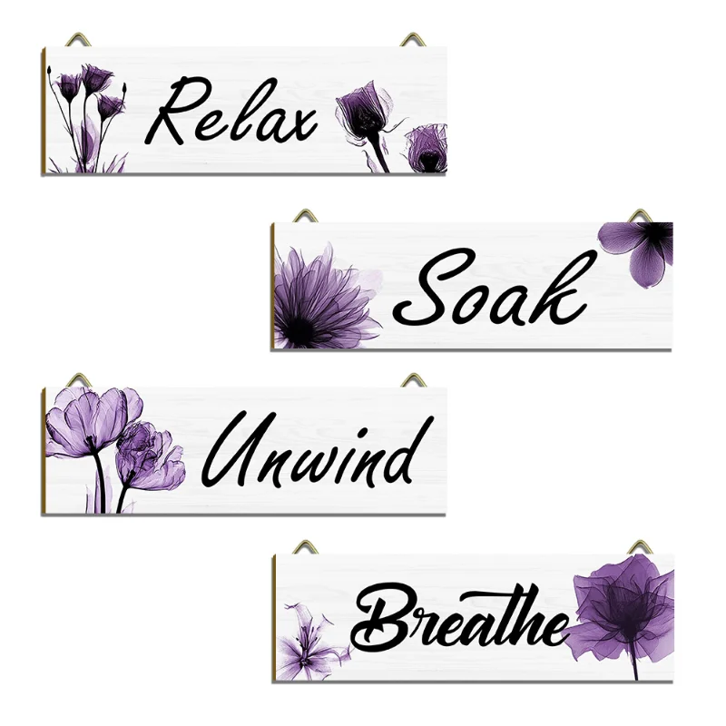 

Деревянный знак тюльпан в европейском стиле, подвесная настенная деревянная дверь для ванной комнаты, подвесной знак для деревянной подвес...