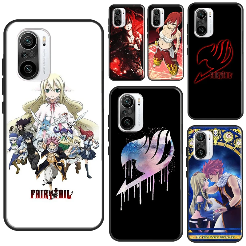 Чехол для телефона с изображением Феи хвоста эрзы Нацу Люси для Xiaomi Mi 11T Pro 10T 11 Lite, мягкий чехол для POCO X3 GT F2 M4 M3 Pro F1 F3