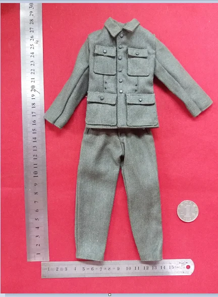 

1/6 Model, 3R WWII German M42 Soldier Machine Gunner Lime Green Uniform