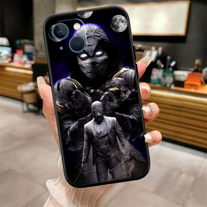 Новый высококачественный чехол YK33 Moon Knight для сотовых телефонов iPhone 15 14 13 12 11 Pro Max