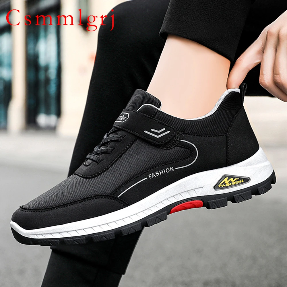 

2023 Fashion Black/Grey Men Mesh Breathable Shoes Outdoor Travel Shoes Lightweight Lace-up Sports Shoes Comfortable Casual Shoes