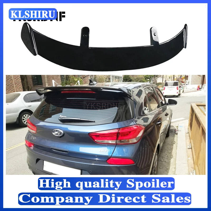 

Спойлер для Hyundai I30 I20, высококачественный спойлер из АБС-углеродного волокна, материал с рисунком, спойлер для заднего крыла автомобиля ...